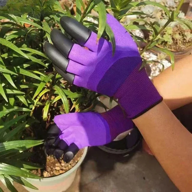 Garden Flower Planting Double Claw Gloves