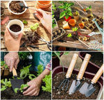 Gardening Tools Sets, Spade Shovel Rake, 6 Pieces