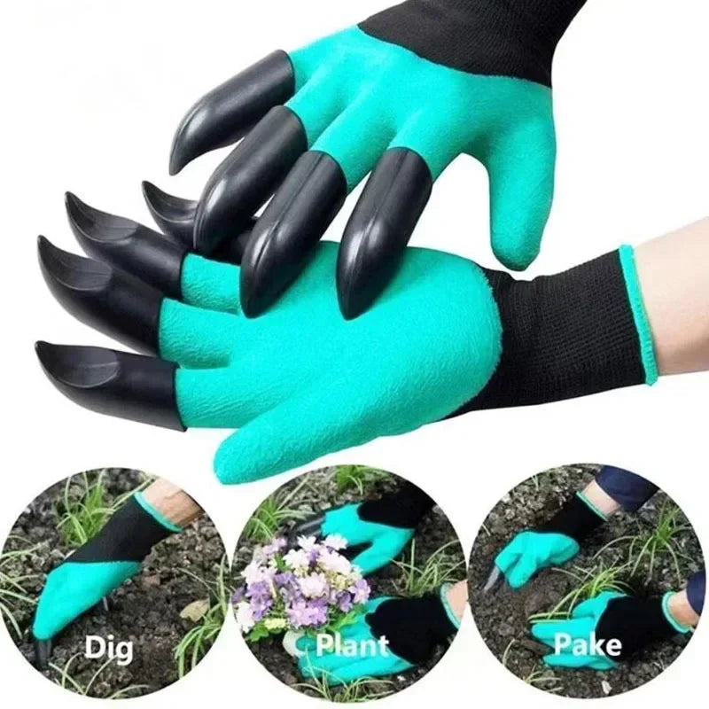 Garden Flower Planting Double Claw Gloves