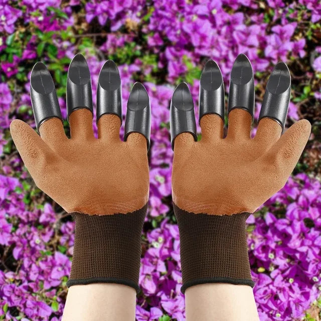 Garden Flower Planting Double Claw Gloves