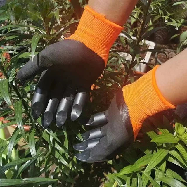 Garden Flower Planting Double Claw Gloves