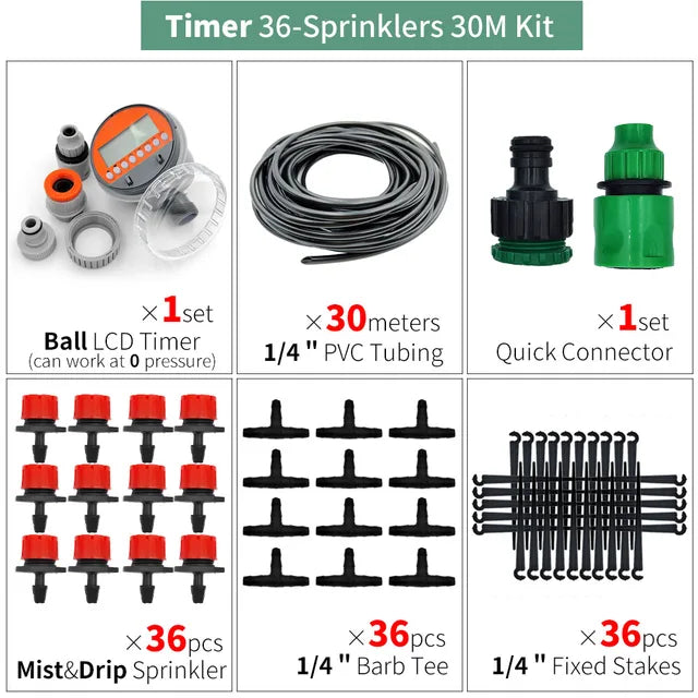 Betta Grower DIY Drip Irrigation System: Greenhouse 5M-50M